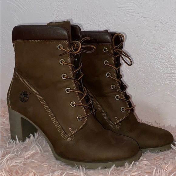 timberland heel boots